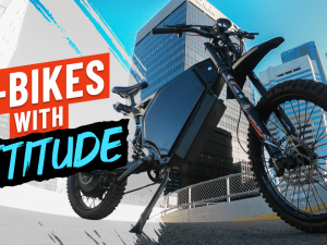 Slick Designed E-Bikes With Attitude