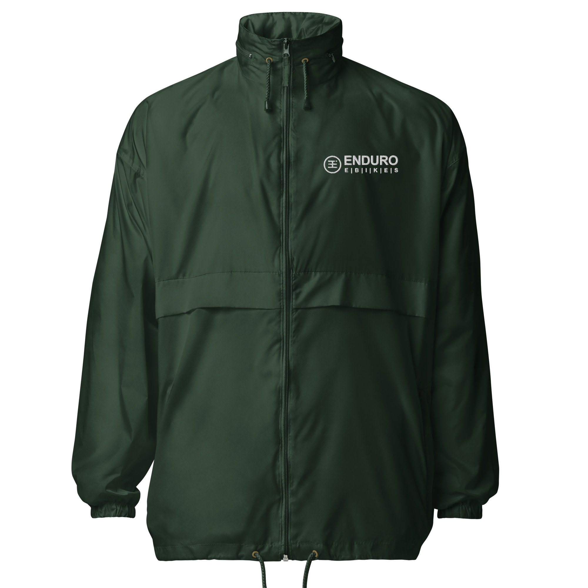 unisex-basic-windbreaker-forest-green-front-69e528b63eb03.jpg
